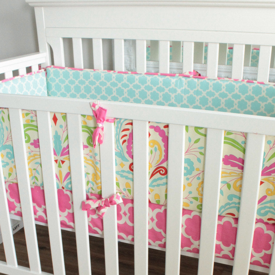 Kumari Garden Sujata Floral Bumper Bedding Set