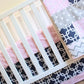Baby Girl Crib bedding set.  Navy Blue, Pink, Gray, Bumperless baby bedding set
