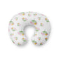 Nursing Pillow Cover. Breezy Bloom floral water color pink minky