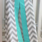 Gray Chevron with accent Aqua Diaper Stacker. Other colors available.