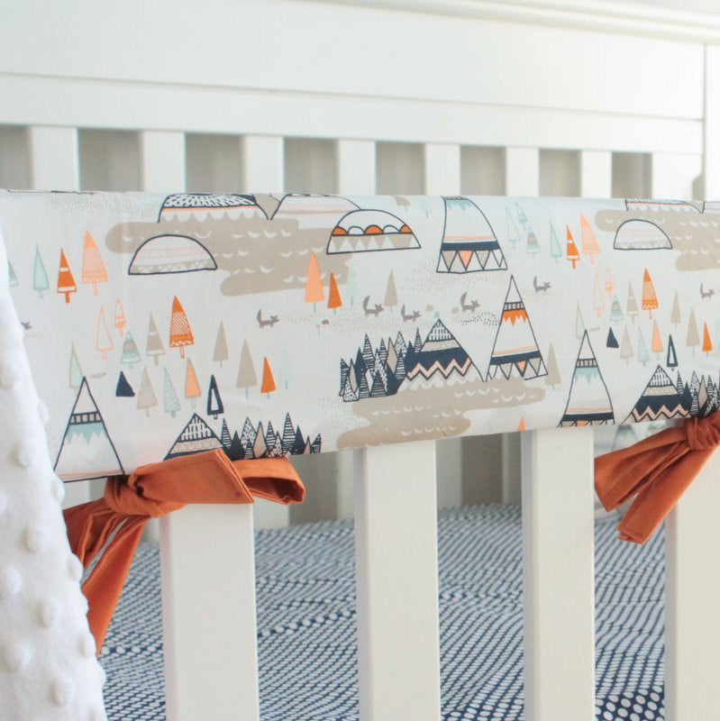 Indian Summer Woodland Teepee Crib Bedding