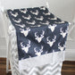 Navy Blue Buck with gray accent Nursery Hamper Cover