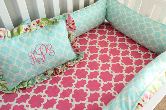 Design yourself pillow. Kumari Custom ruffled Nursery pillow