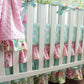 Kumari Garden Teja Bumperless Crib Rail bedding Set
